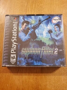Syphon Filter 2 (Sony PlayStation 1 PS1 2000 Black Label Y2K Vintage